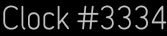 Clock Catalog Number