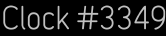 Clock Catalog Number