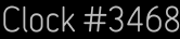 Clock Catalog Number