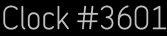 Clock Catalog Number
