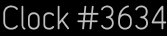 Clock Catalog Number