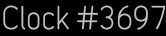 Clock Catalog Number