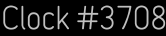 Clock Catalog Number