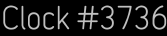 Clock Catalog Number