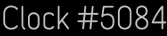 Clock Catalog Number